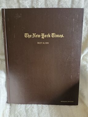 Vintage New York Times May 10 1931 Brown Newspaper